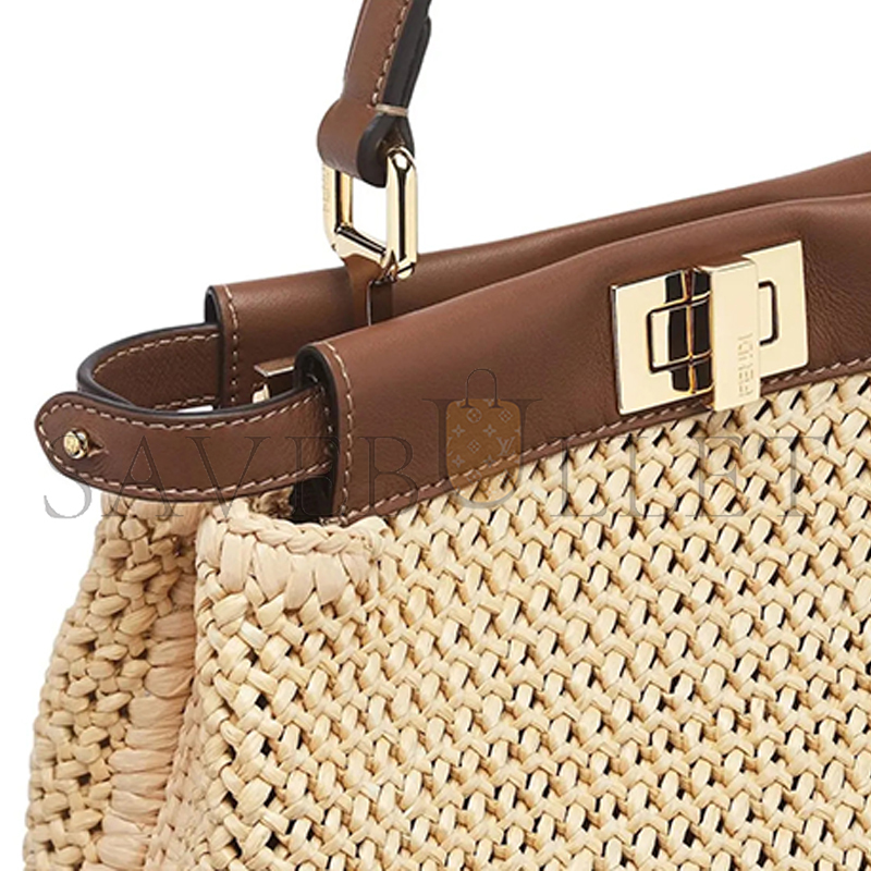 FENDI MINI PEEKABOO TOTE BAG 8BN244AOVPF1PII (23*18*11m)